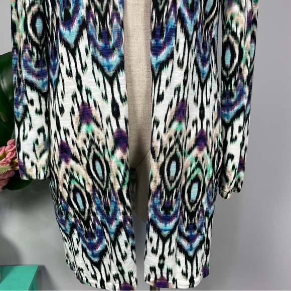 Chico’s Daring Diamond Deidra duster Sz M / 2 - Picture 11 of 16